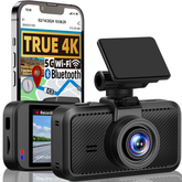 Miofive S1-4K Dash Cam, Built-In 5G WiFi & Bluetooth Pairing、GPS Car Dashboard Camera Recorder, 2160P UHD 30fps Dashcam with APP, 3.0" IPS Screen, HDR, Night Vision, 24H Parking Mode, Supports 512GB Max