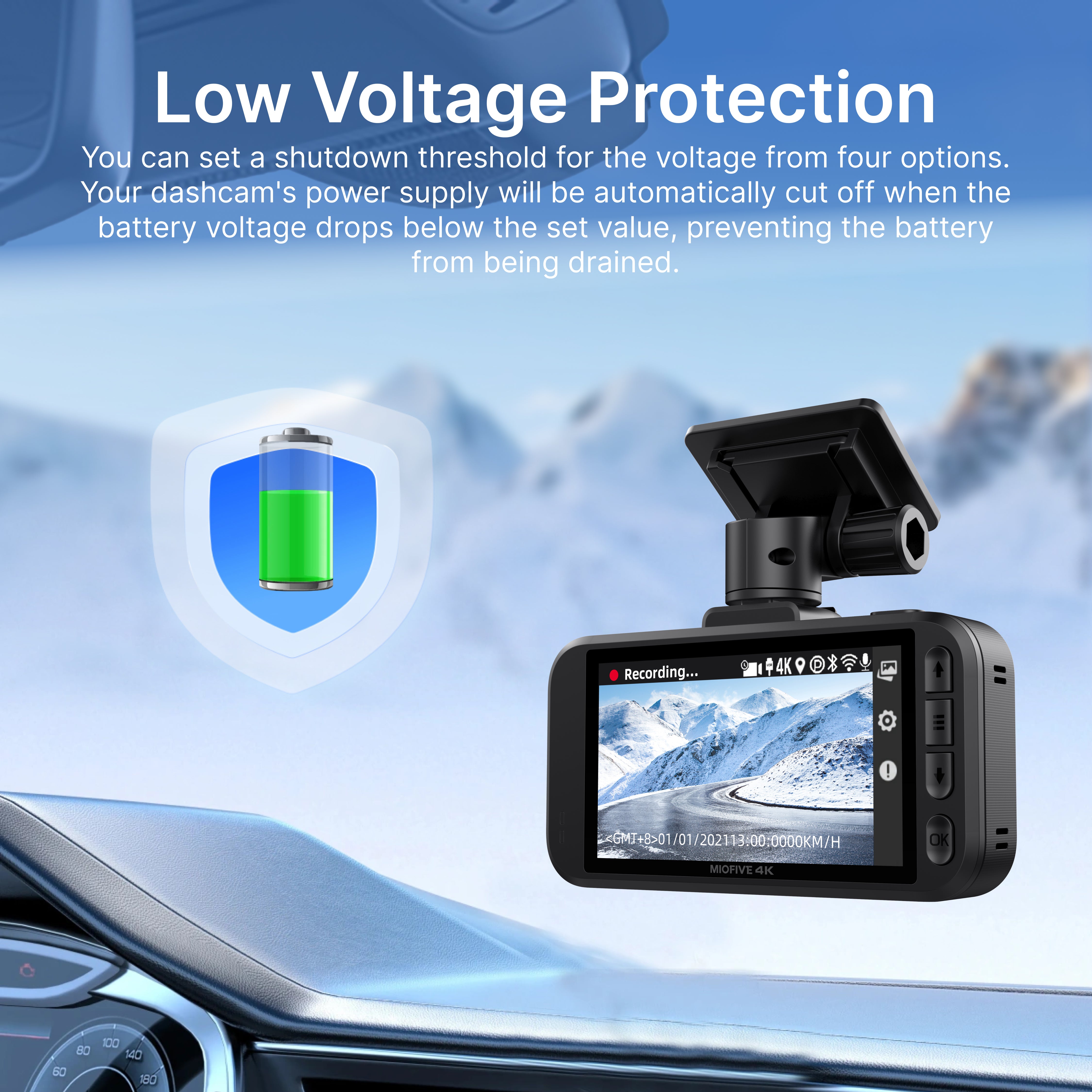 Miofive 11.5ft Type-C Hardwire Kit(HKW2)