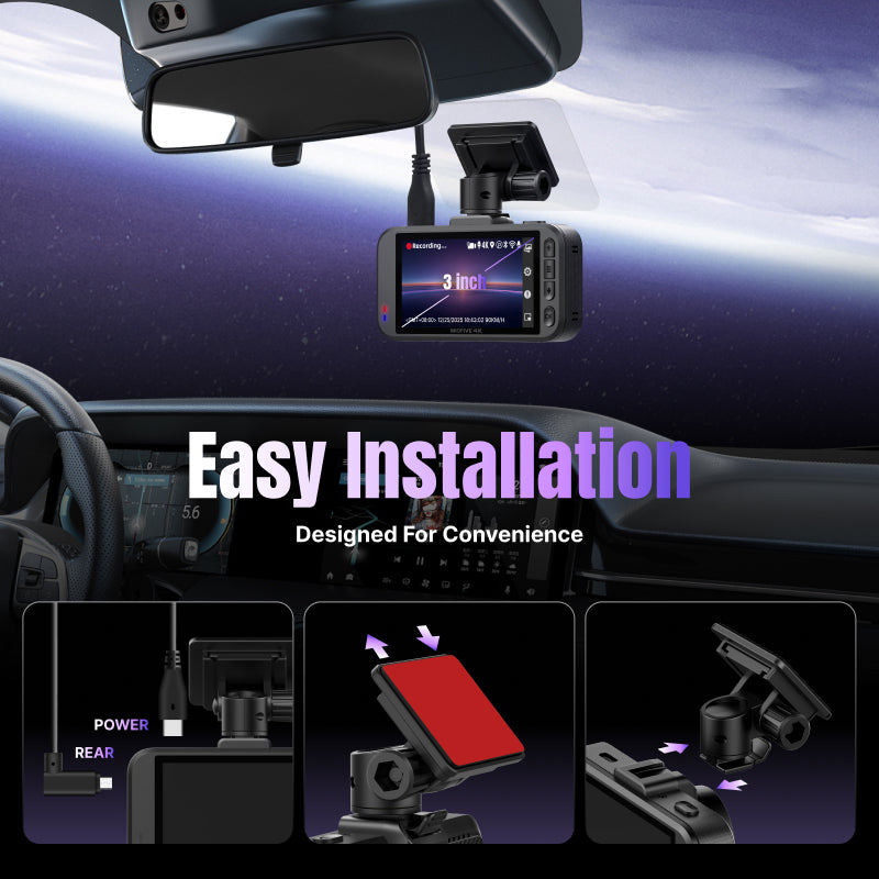 MIOFIVE Dash Cam S1 Pro 4K+2K Dual Dash Camera