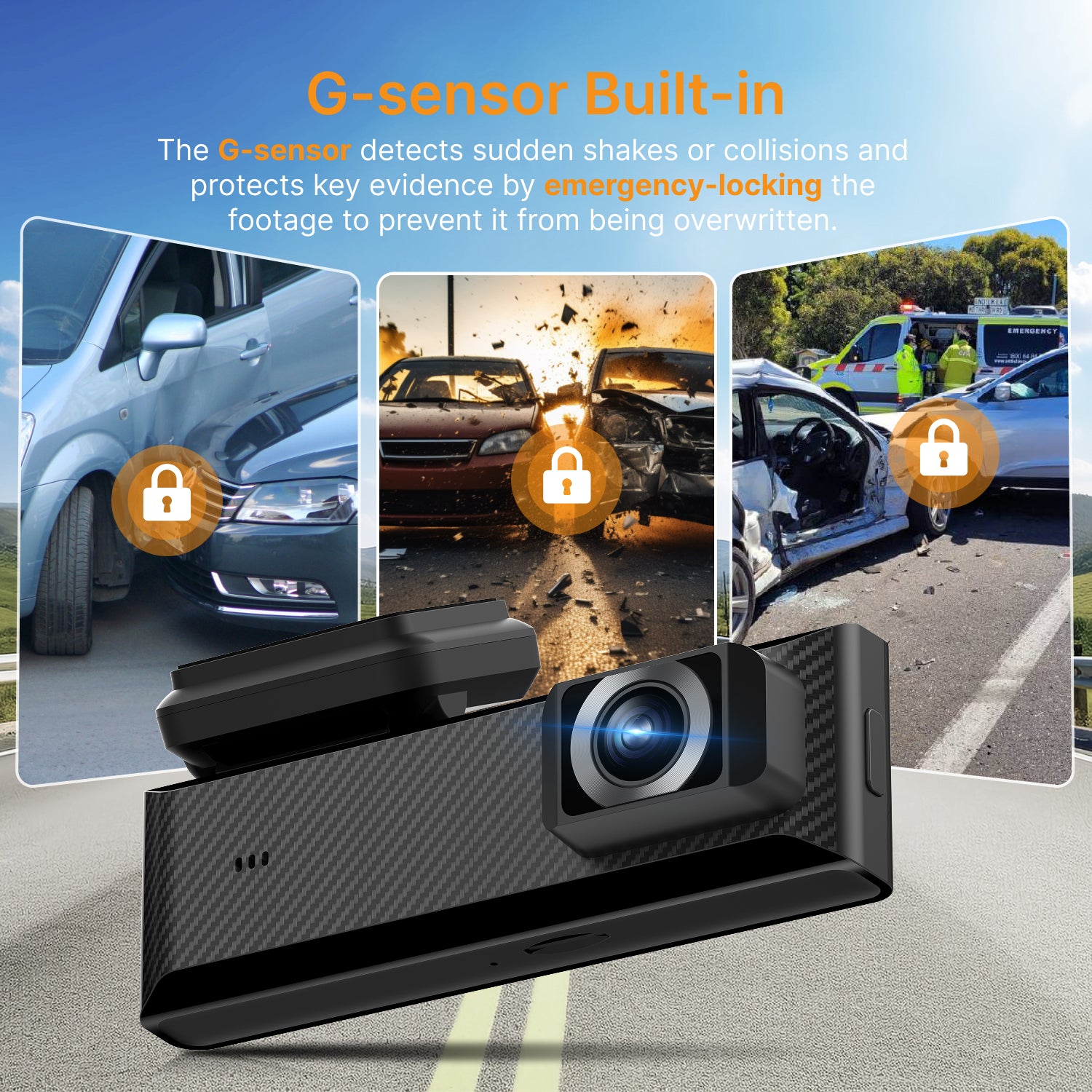 MIOFIVE Dash Cam Mini 2 2K+1080P FHD Dual Dash Camera(SD Card Not Included)
