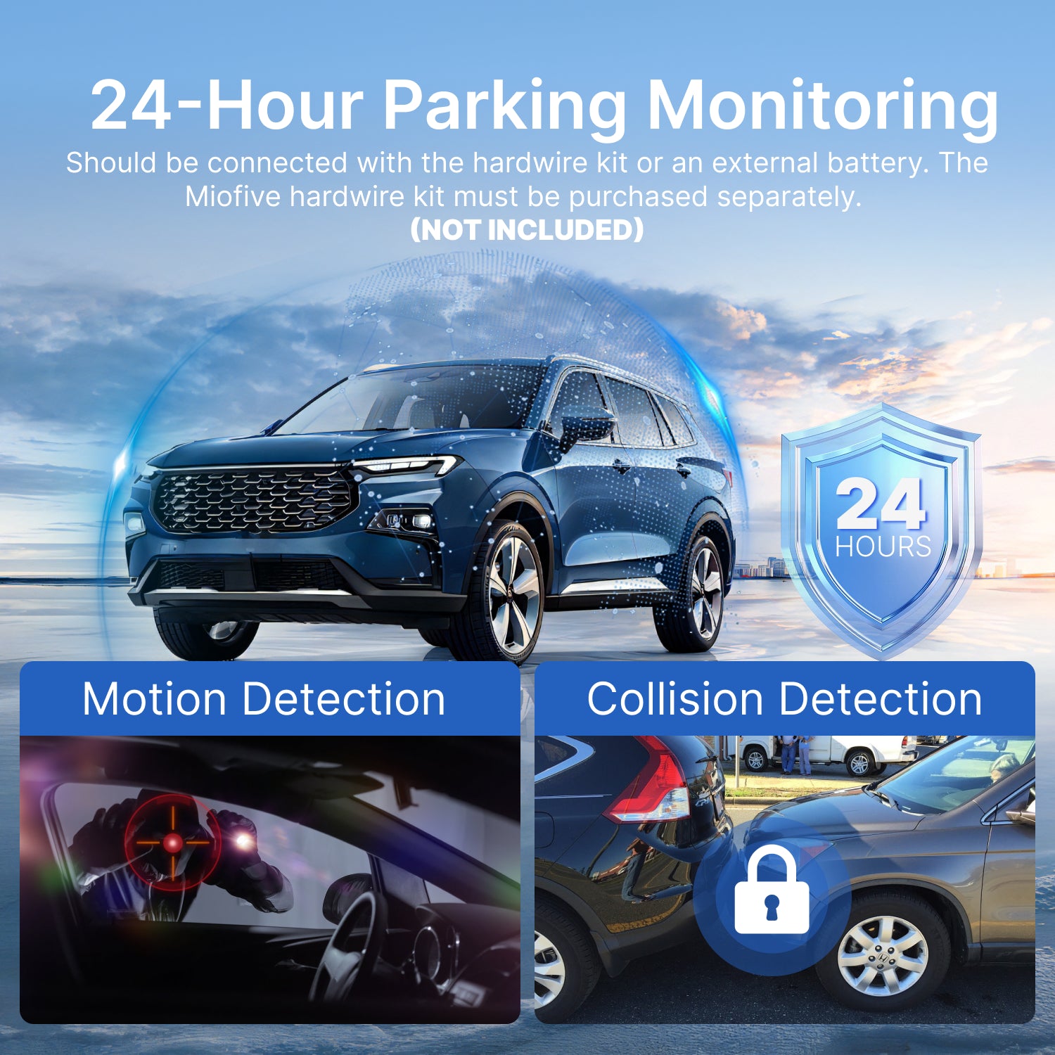 MIOFIVE Dashcam S1 Pro – 4K + 2K Dual Dashcam fürs Auto