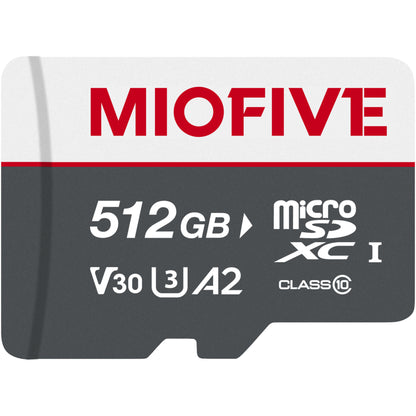 Miofive 512GB microSDXC Memory Card