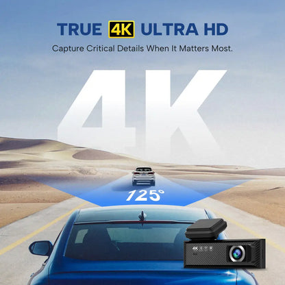 Miofive Mini S 4K Dash Cam, Speed Camera Alert(No SD Card)(UK) Miofive