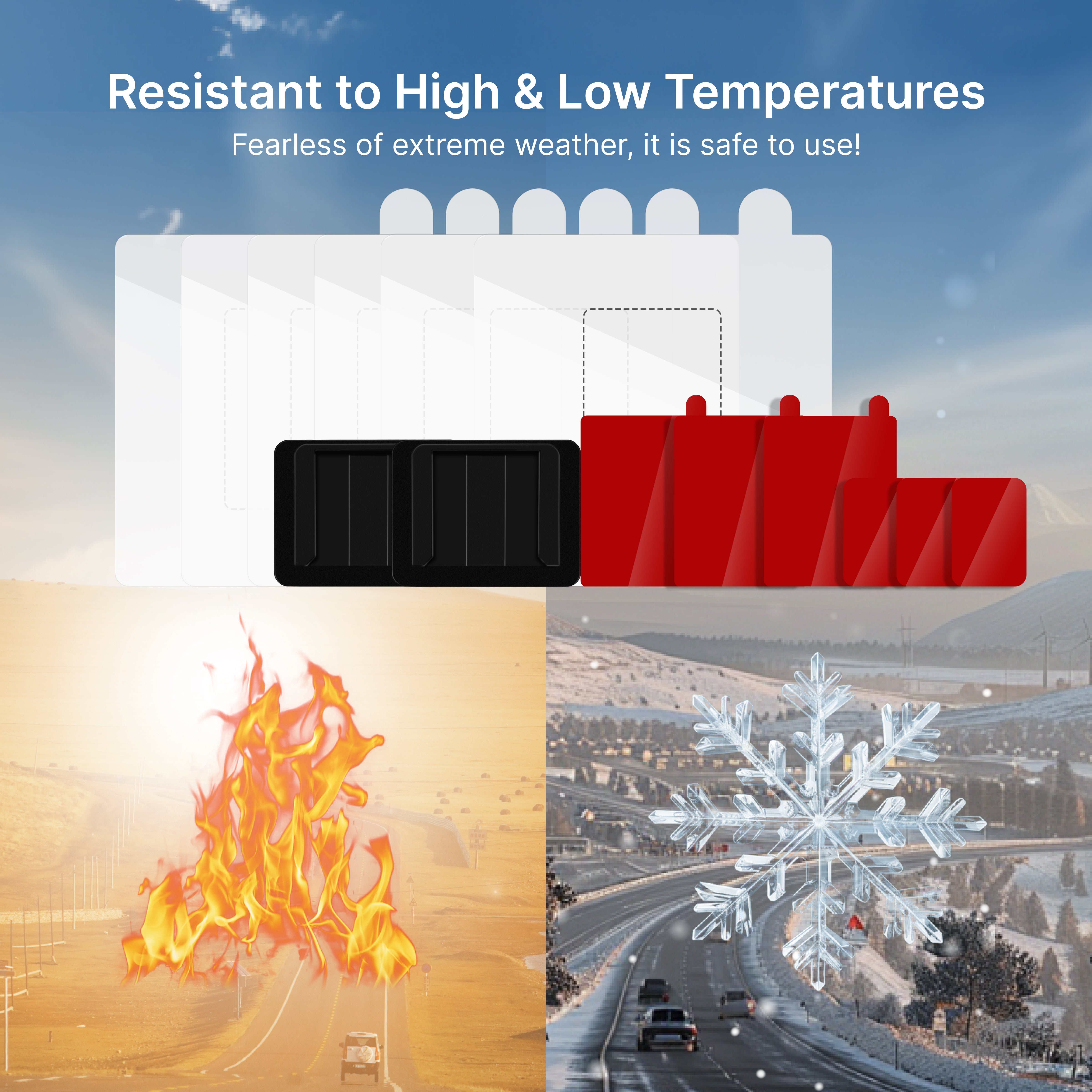 Miofive Car Windshield Double-Sided Adhesive