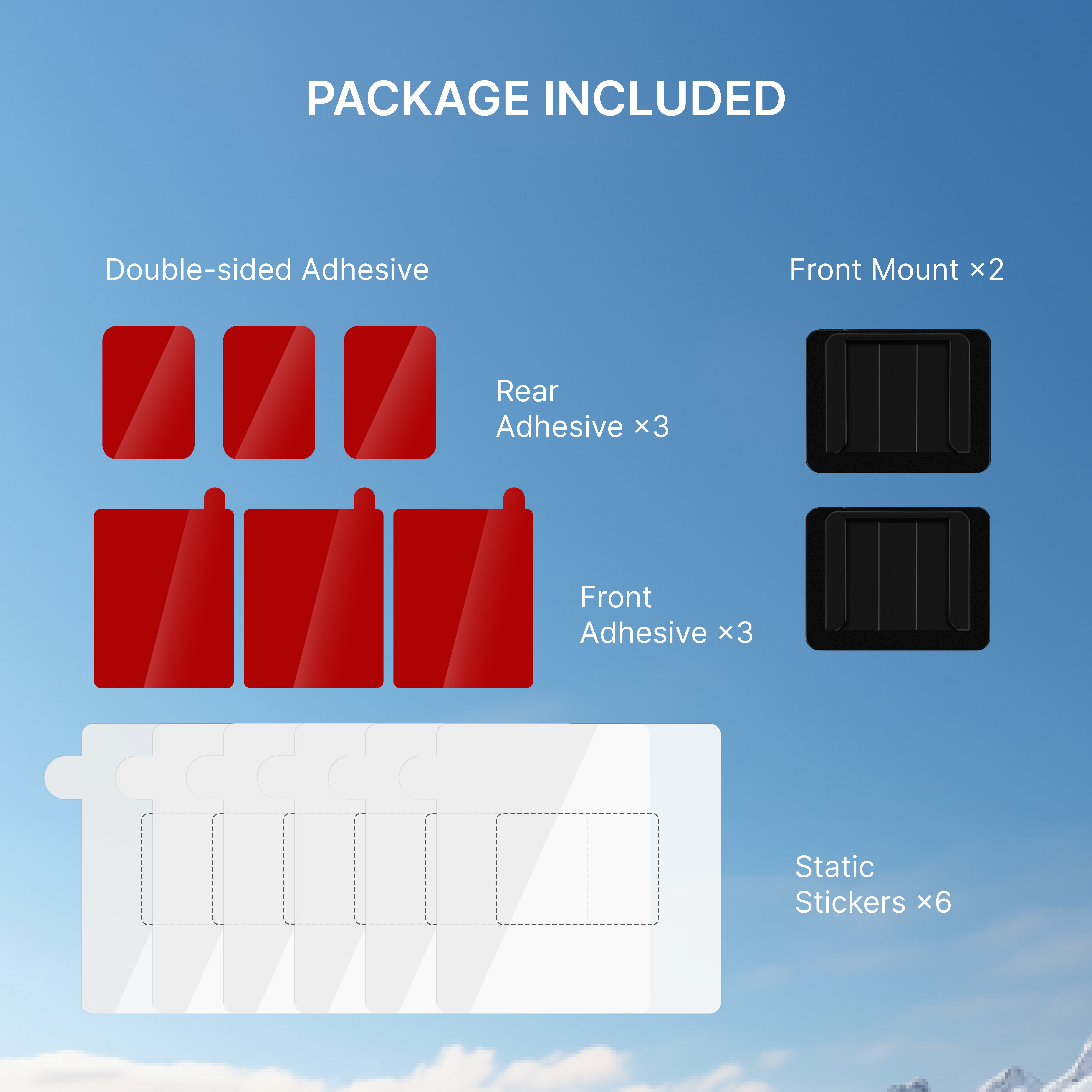 Miofive Car Windshield Double-Sided Adhesive