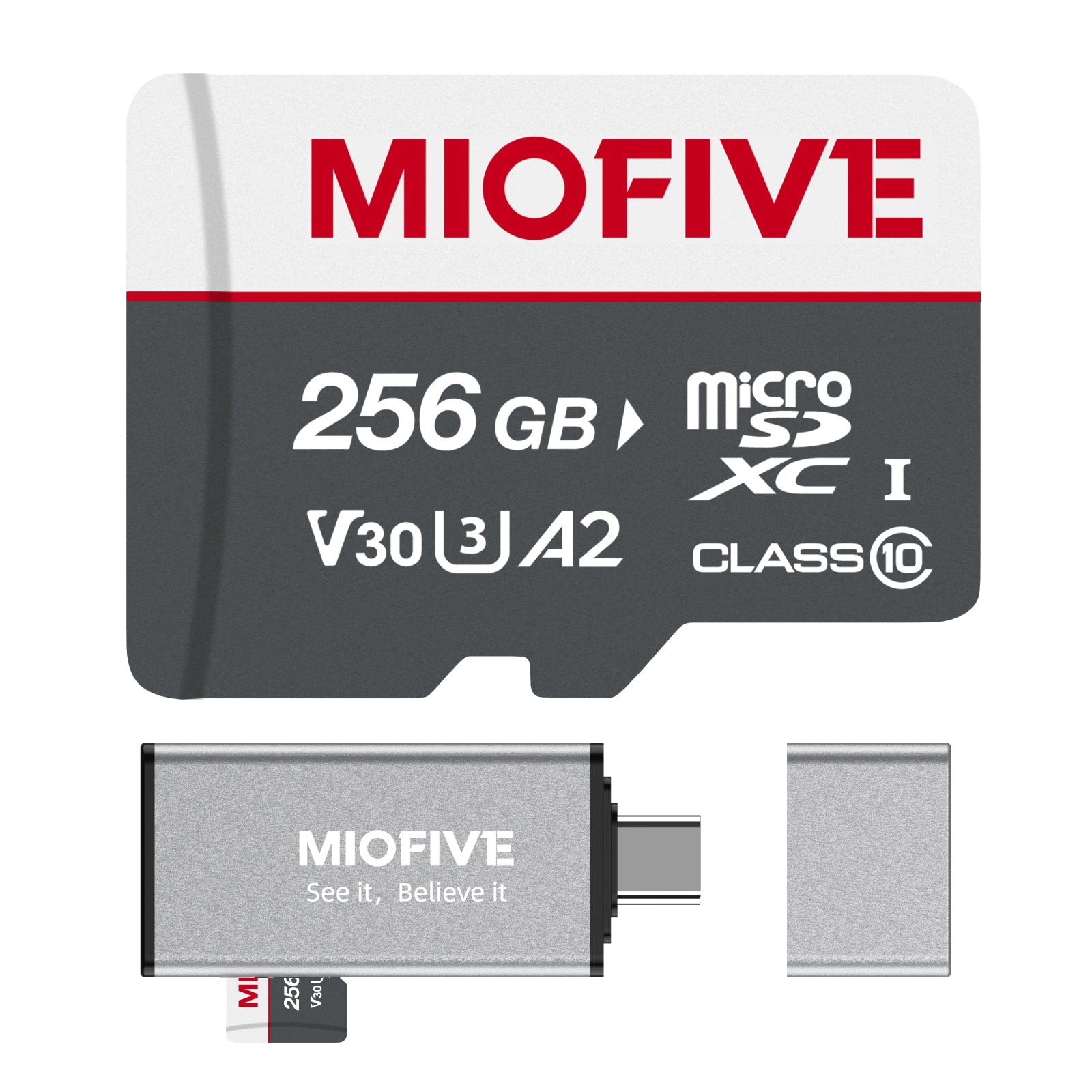 Miofive 256GB microSDXC Card (UK)