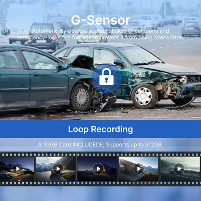 MIOFIVE Dash Cam S1 Pro 4K+2K Dual Dash Camera